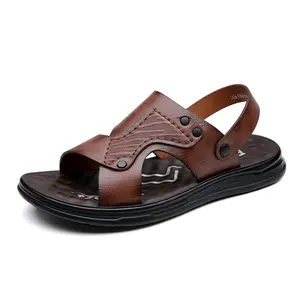 Men's casual sandals, outdoor beach shoes, casual and comfortable, refreshing and durable Non-slip Wear-resistant
