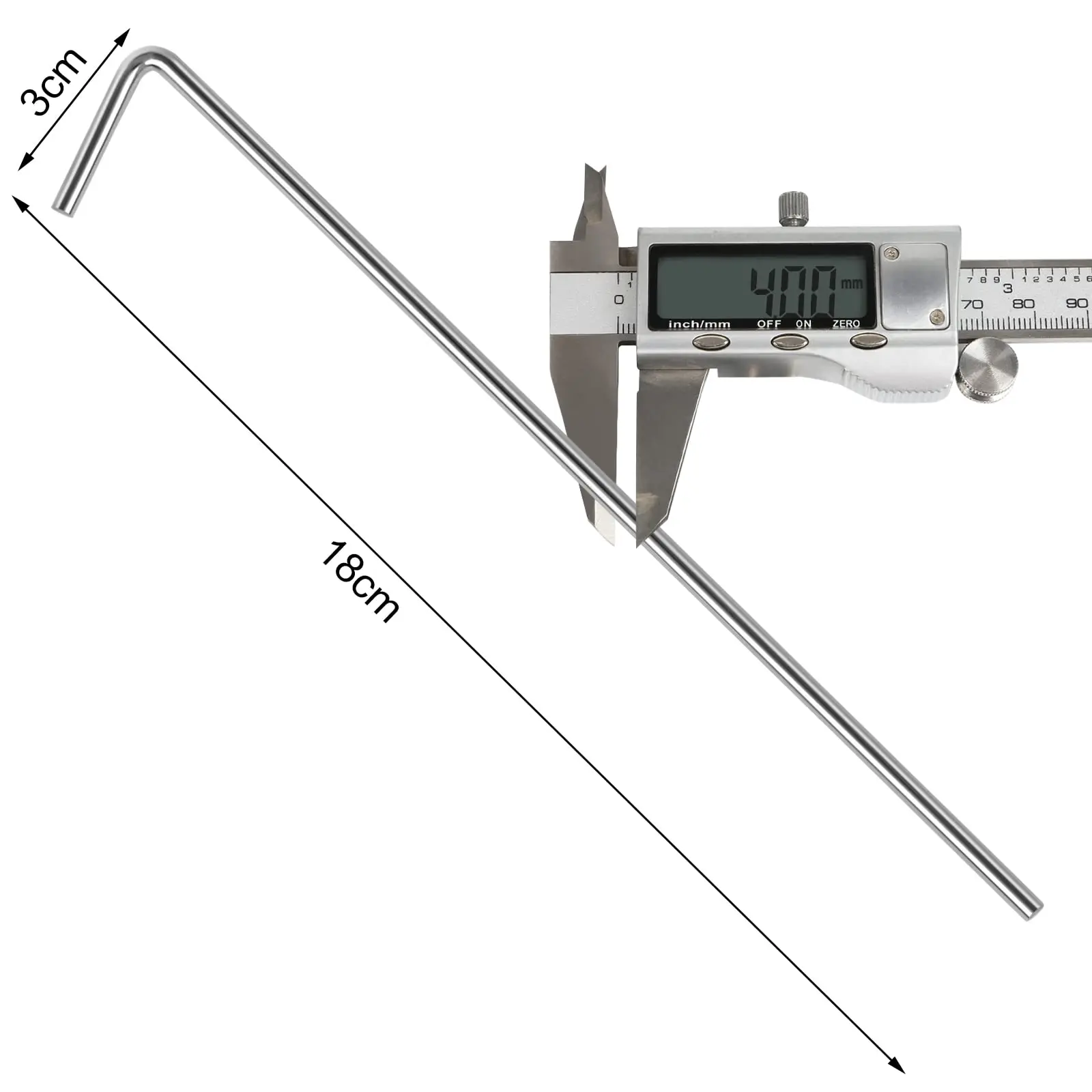 Camping Stakes, Heavy-Duty Tent Stakes, Outdoor Shelter Pegs, Multi-Purpose Ground Pegs, Camping & Hiking Gear