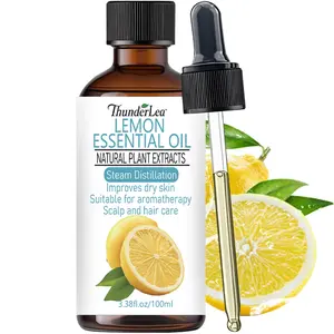 Lemon Essential Oil 100ml | Natural Oil for Aromatherapy, Air Freshening, Massage & Skin Care