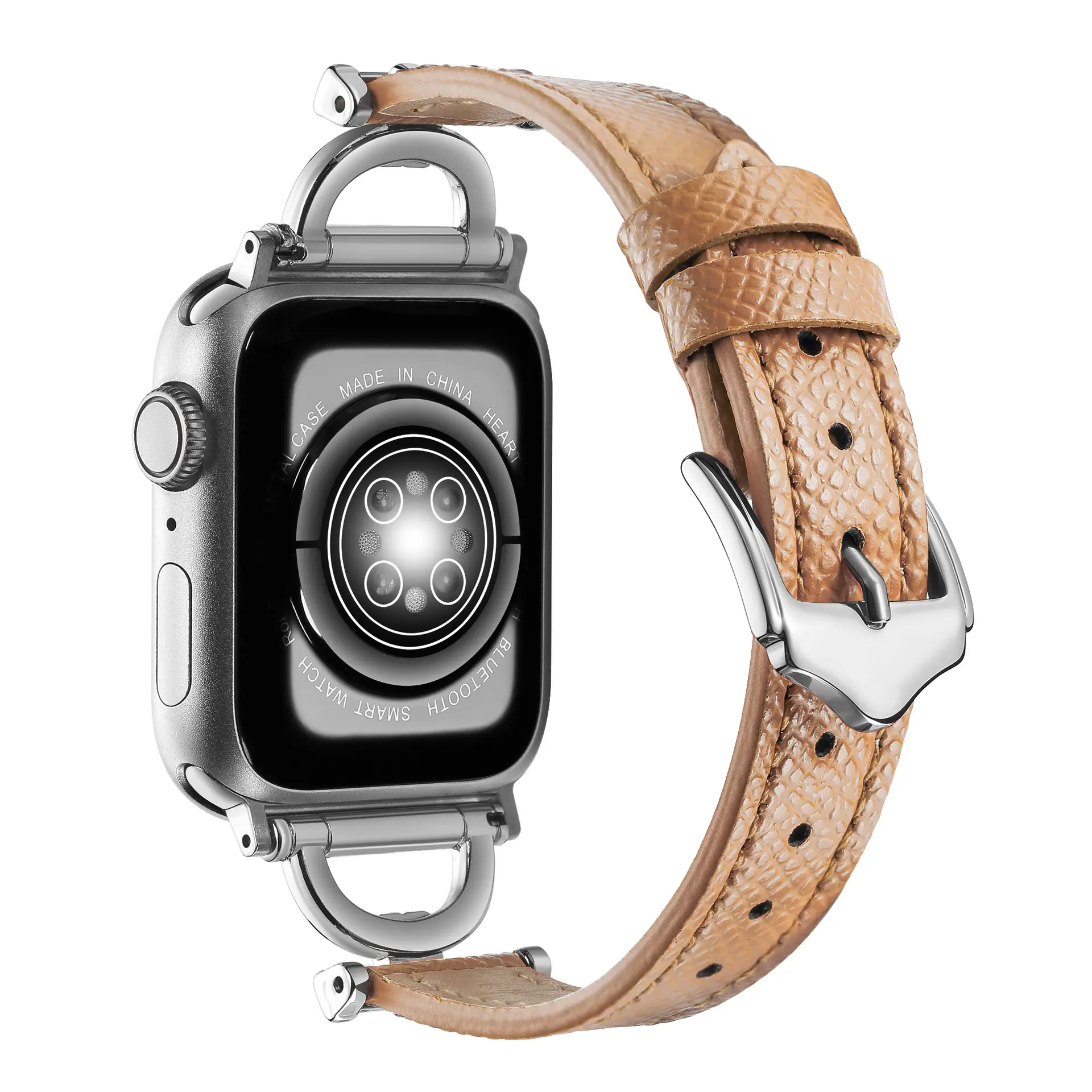 Watch strap suitable for watch metal and leather smart bracelet strap Watch strap suitable for watch metal and leather smart bracelet strap