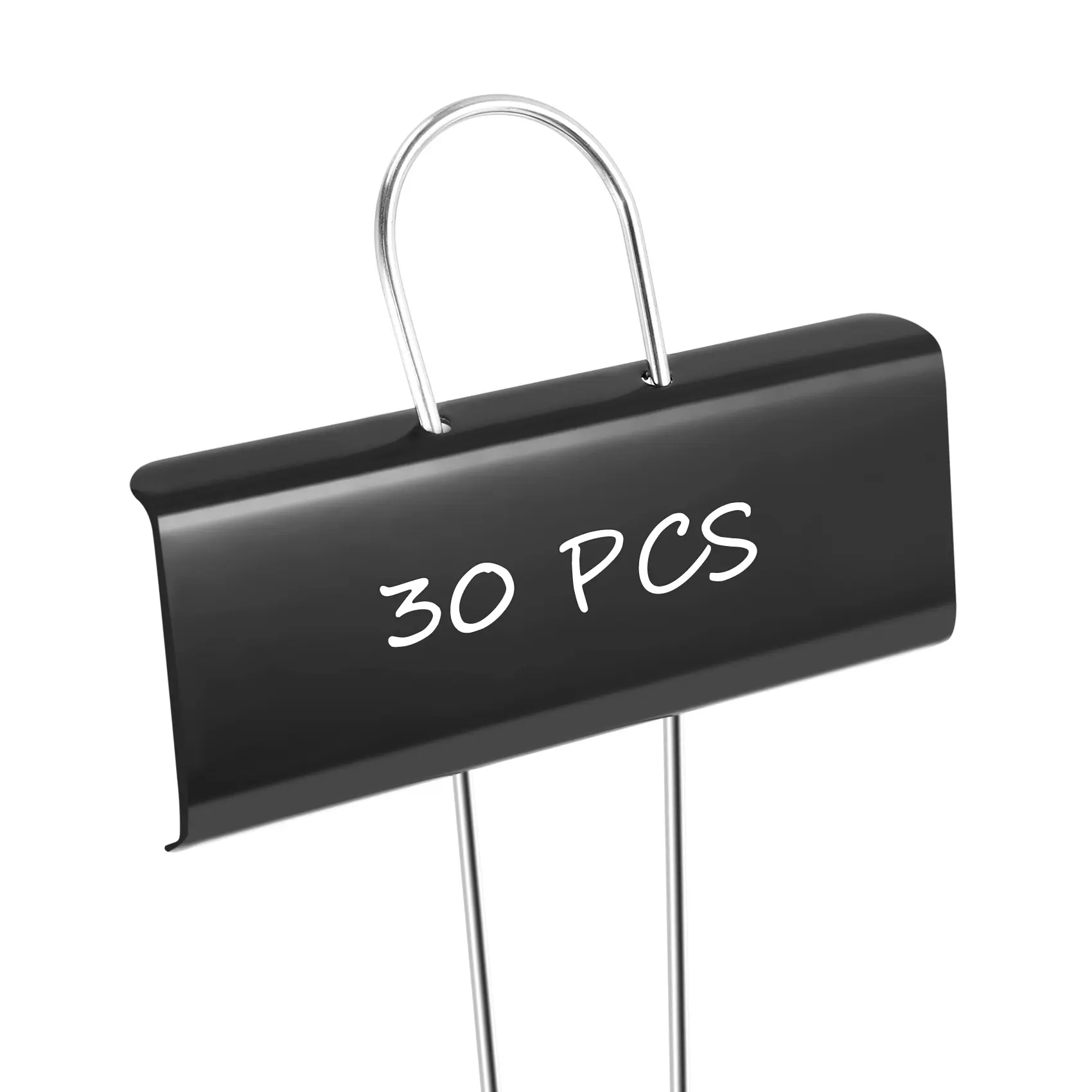 30 Rectangular Black Metal Plant Labels - Sturdy, Corrosion-Resistant, Reusable, Weatherproof Garden Markers (27*9cm) for Plant Marking, Nursery Use Tool Organizer