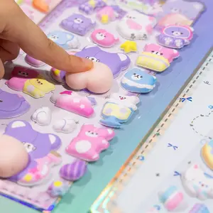 26 Squishy Animals Stickers Pastel Design Fun for Diaries Art Supplies