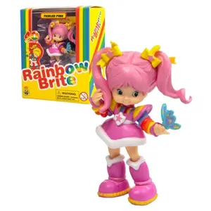 40th Anniversary Rainbow Brite Series 1 - Tickled Pink Figure - 2.5' Inch