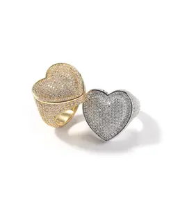 Bigger Diamond Heart Ring