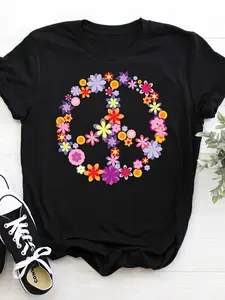 Hippie Vintage Disco Costume Party Festival 70S 80S 60S T-Shirt, Gypsy Soul, Love Peace, Colortone Tie Dye, Hippy Gifts, Comfortable Fit, Plus Size
