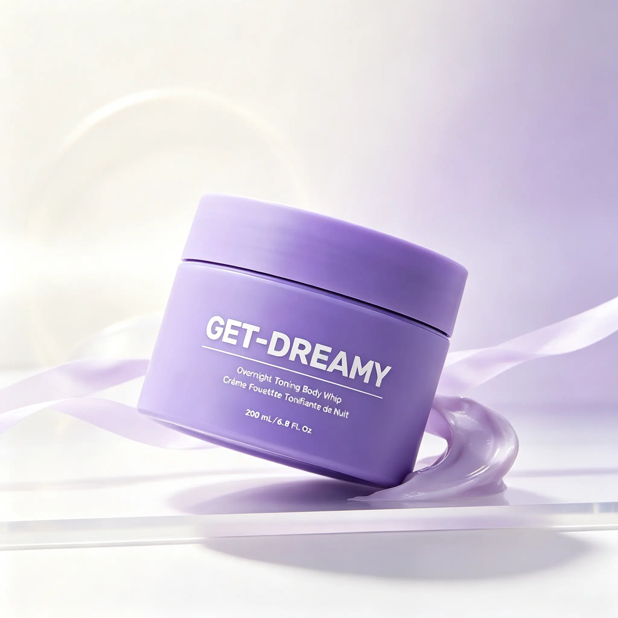 MAELYS GET-DREAMY Overnight Body Whip, 200mL/6.8oz, Clinically Proven Firming Cream for Loose Skin, Milk Thistle & Uva Ursi Infused Moisturizer