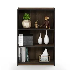 3-Tier Adjustable Shelf Bookcase