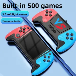 3.5inch TK handheld game console, connects to TV with dual controllers, nostalgic retro arcade, TV game console