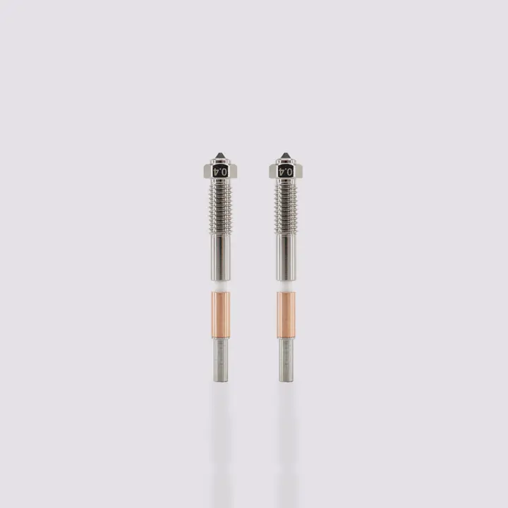 QIDI 3D Printer Nozzles Kit - 0.2-0.8mm Bimetal & Tungsten Carbide Ceramic Nozzles with Precision, High Precision, Thermal Isolation, Heat Resistant High-Temp Wear-Resistance for PLA, PETG, ABS, FDM Printers