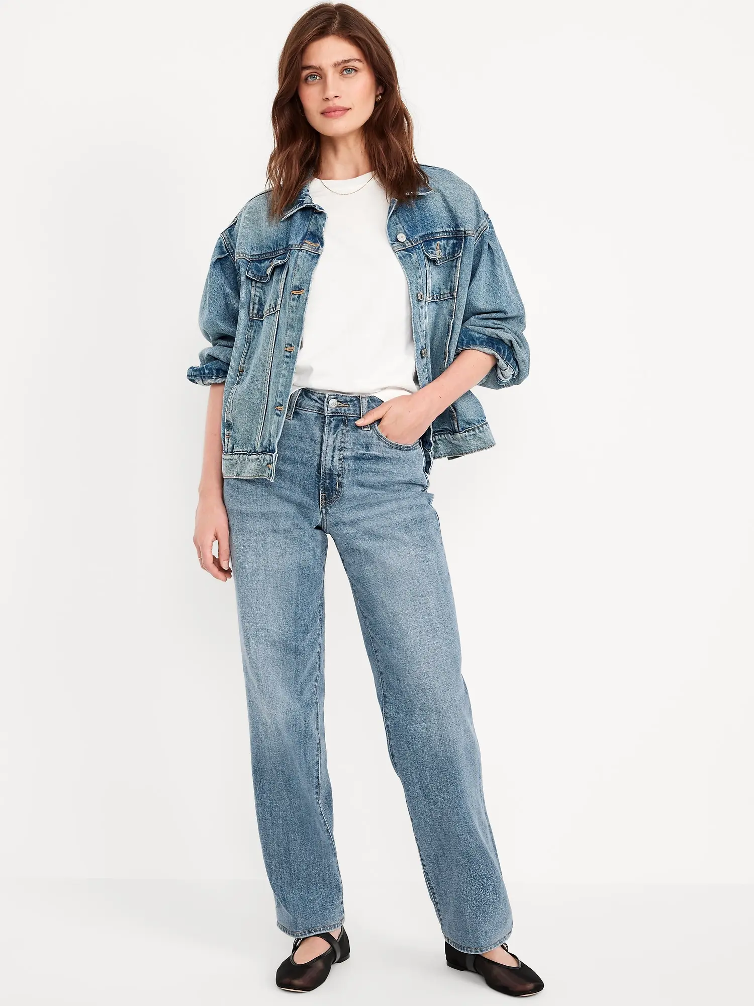Old Navy Women's High-Waisted OG Loose Jeans