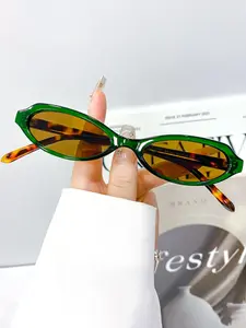 New Small Frame Cat Eye Fashion Glasses, Simple Versatile Trendy Eyewear, Unisex Street Style, Daily Wear Decoration Glasses