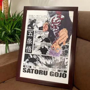 Gojo Satoru Anime Poster, Jujutsu Kaisen Manga Poster Print, Wall Art Decor, Gift For Anime Fans
