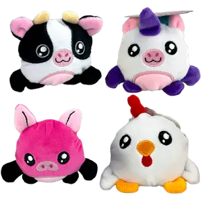 4PK Smoosh Pets Plush Squishies Bundle