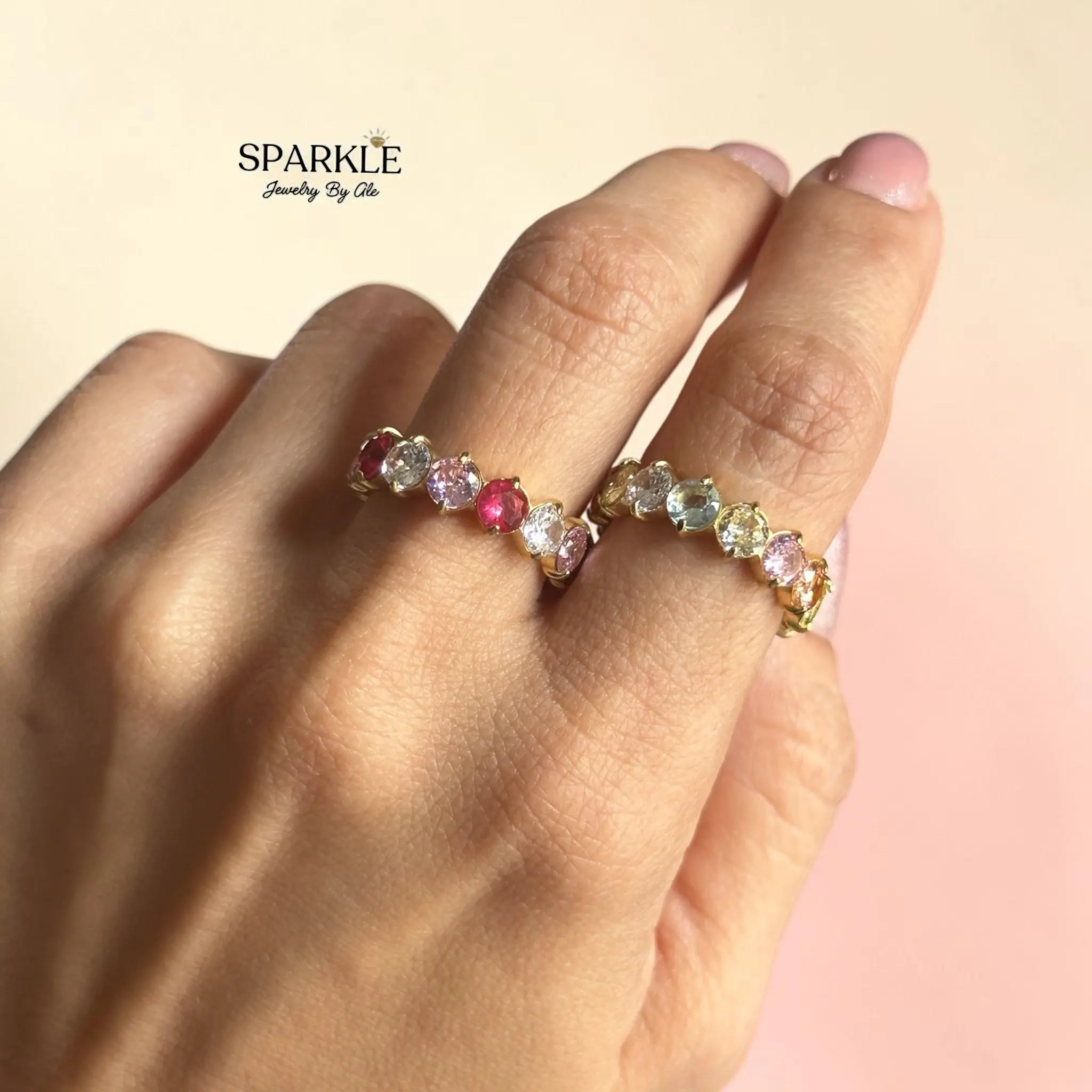 Oasis Ring | by size | Stainless Steel 18k gold plated 
