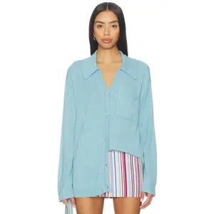 Show Me Your Mumu Sonny Sweater in Blue Lagoon Knit