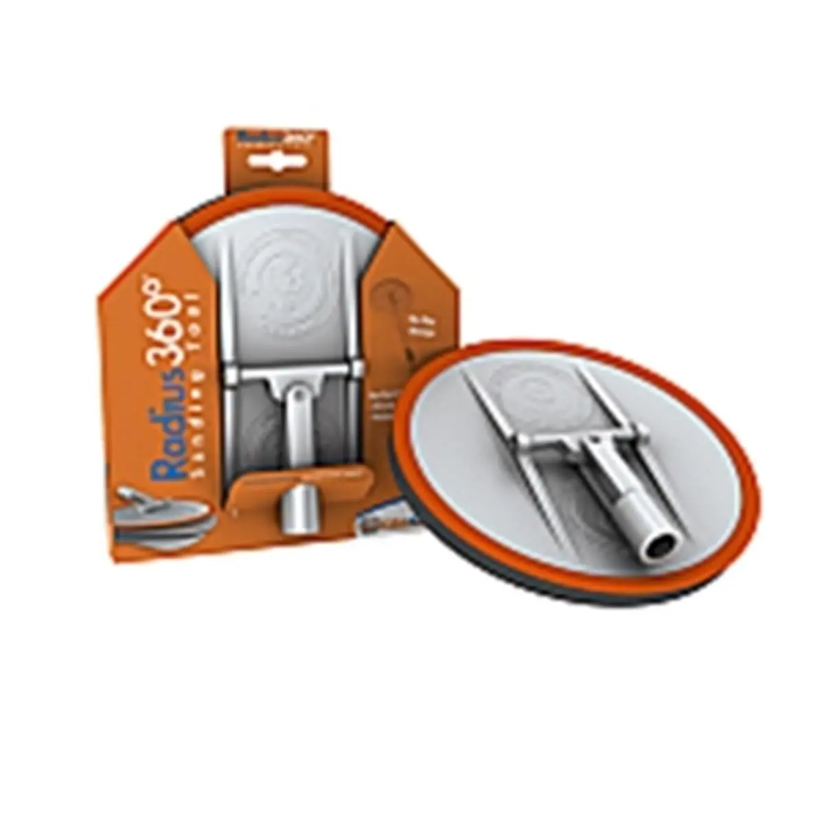 Full Circle Radius 360 Sanding Tool for Cycling - 9 in. Diameter Die-Cast Aluminum Head, Wide Pivots, No Flipping, Skipping or Scratching, Fits 3/4" Coarse Thread Poles, Die-Cast Head