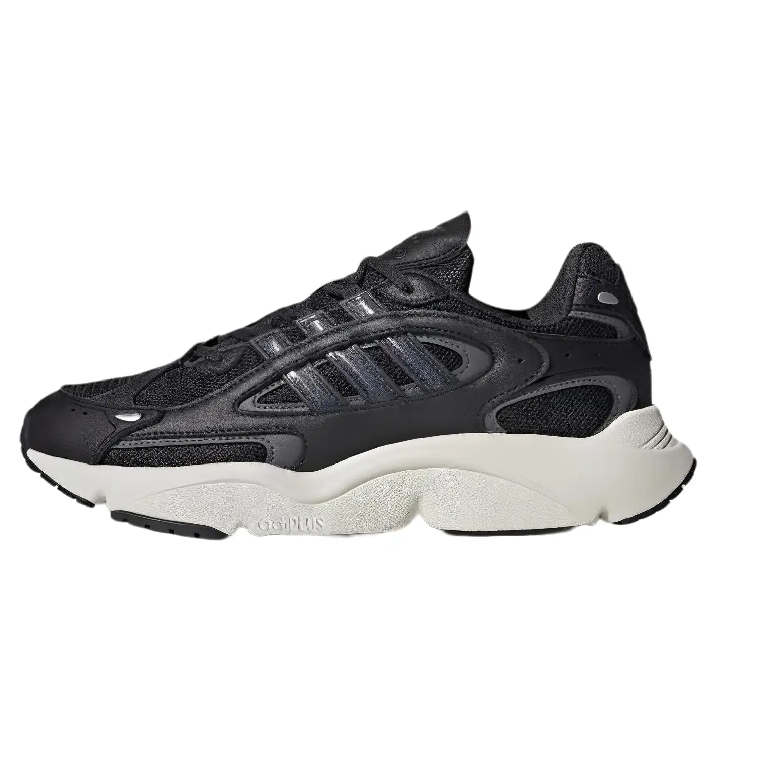 Adidas Ozmillen 'Black Carbon' Men's Sports Sneaker - Outdoor Athletic Footwear, Synthetic, Sporty Chic, Running Silhouette, Mesh Upper, Cushioned Sole, Adiplus Cushioning, Rubber, Breathable
