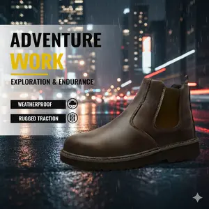 Steel Toe Work Shoes for Men: Smash Proof, Puncture Proof, Built for Protection and Durability on Tough Work Sites