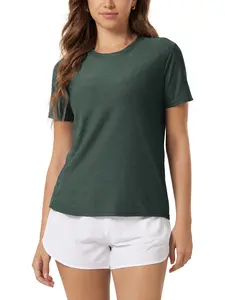 ODODOS Women's Performance Long Tee odSTRATUM Tech Ultra Soft UPF 50+ Quick-Dry Crew Neck T-Shirt for All-Day Comfort tiktokshopspringglowup