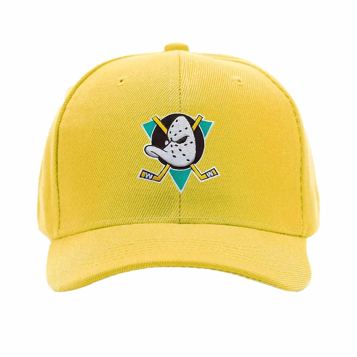 Vintage 90s Anaheim Mighty Ducks Blockhead Baseball Cap Trucker Snapback Hat Unisex baseball cap