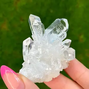 LEMURIAN CRYSTAL CLUSTER | Clear Quartz Crystals | Raw Crystal Specimen | Crystals of Arkansas | Home Decor