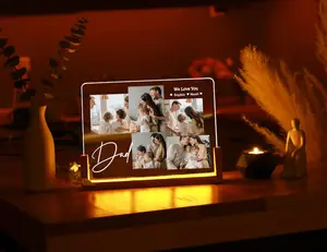 Personalized Photo Collage, Dad Photo Gift, Customized Frame & Photo, Christmas Photo Collage, Dad Birthday Gift, Father's Day Gifts, Fathers Day Gift Ideas 2026