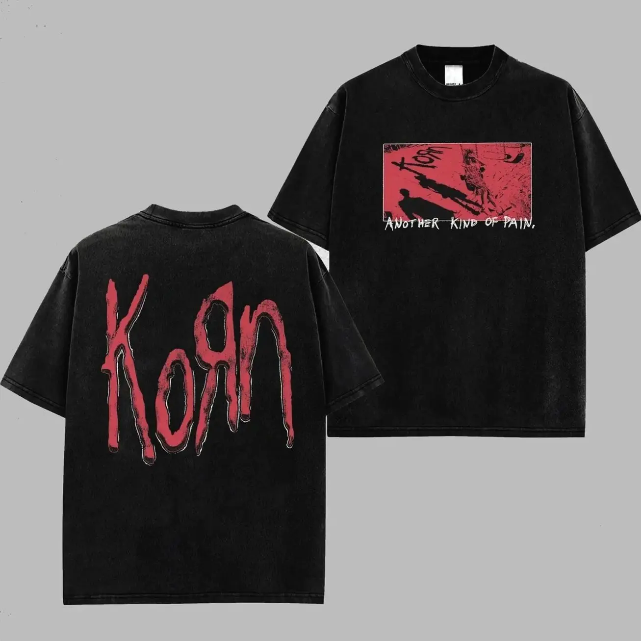 Korn Band Self Titled Retro Unisex 100% Heavyweight Cotton T-Shirt, Korn Band T-Shirt, Korn Band 2026 Shirt, Nu Metal Music Shirt, Heavymetal Band Shirt, Alternative Streetwear Essential for Rock Lovers P73