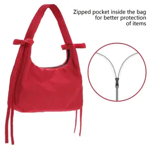 2 Colors Nylon Bag Crescent Bag, Baggu Crescent Bag / Shoulder Bag, Crossbody Bags, Hand Bag - Stylish & Functional