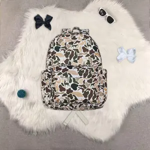 New Clothes Camo Kids Hunting Backpack Turkey Deer Dog Themed Outdoor Sports Travel Rucksack for Children