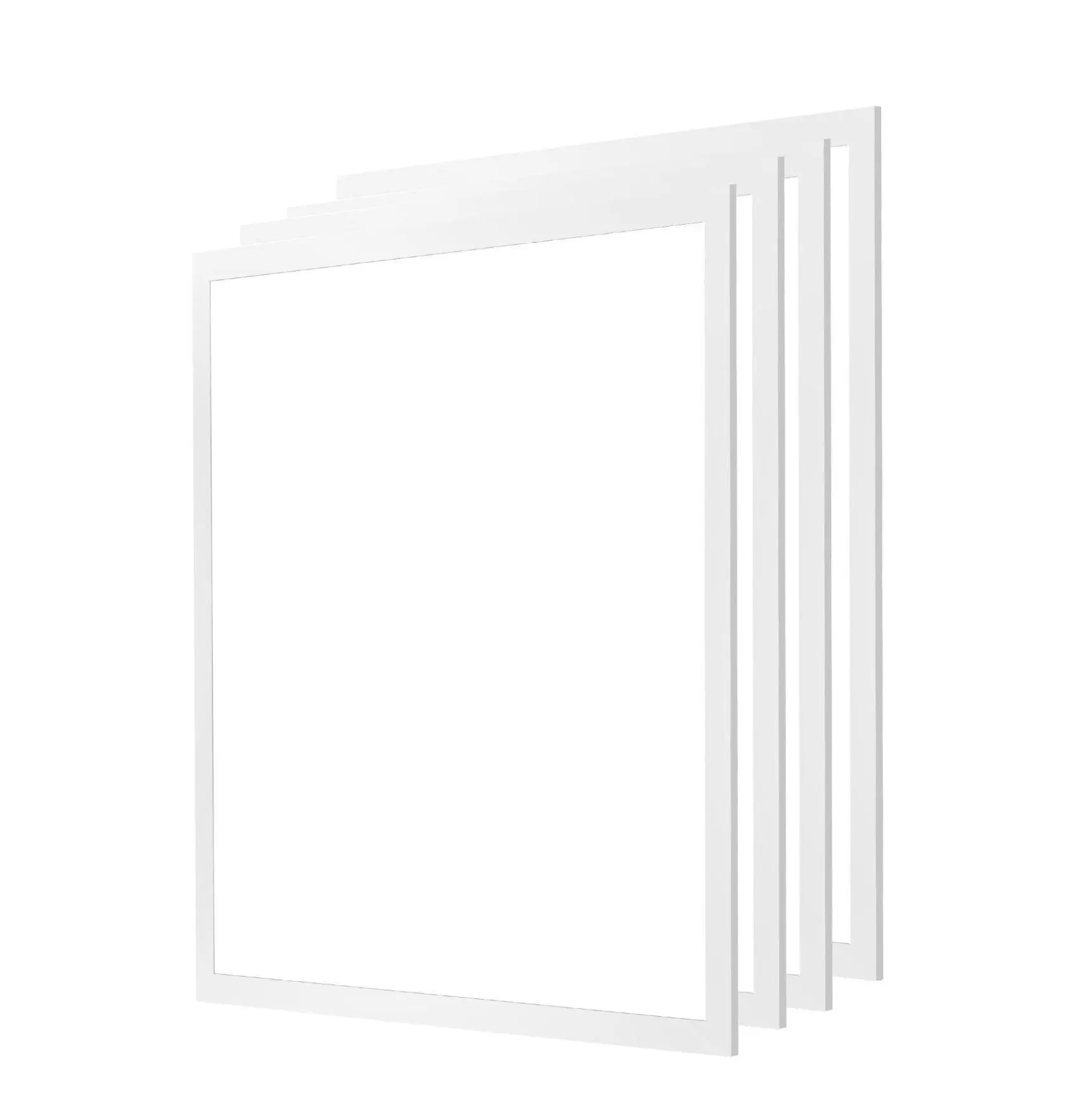 2x2 LED Flat Panel Light, 5700LM Dimmable, 3 Color Selectable 3000K/4000K/5000K - 4 Pack Default