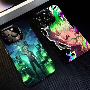 Anime Dr STONE Senku I-Ishigami-DSSI Phone Cases For iPhone 17 16 15 14 13 12 11 Promax Pro Air Plus Black Shockproof Cover Casing Protection Best Gifts For Valentine Christmas Birthday Halloween