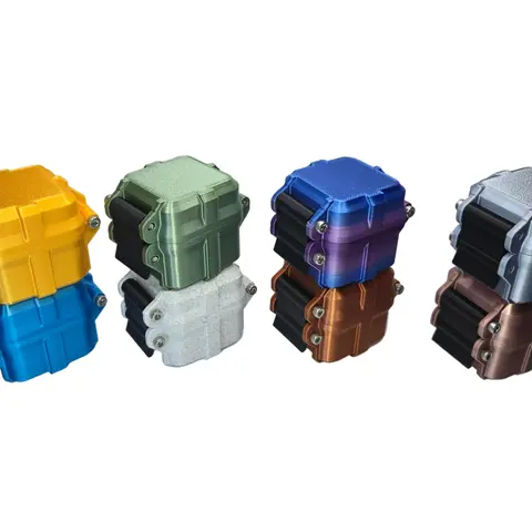 Research Organizer Case | Insulin | Peptide | Compact 4×3mL Vials | Airtight & Fridge Safe