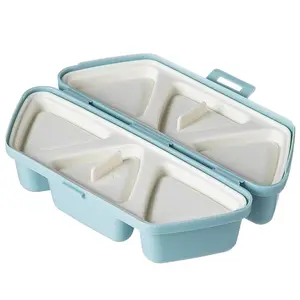 6in1 Onigiri Mold Triangle Sushi Making Kit-Easy to Store Carry And Clean Multifunctional Rice Ball Mold for Making And Storing Sushi