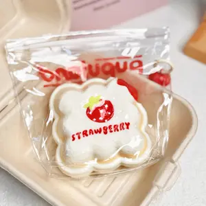Strawberry-Filled Pocket Bread Toy taba squishy slime squishies tabba squishies kidstoysFood-Grade Silicone Slow-Rising Rebound Squishy Fidget Toys for Stress Relief - Soft Squeeze Toys with Thick Creamy Slime Texture, Handmade Non-Toxic Sensory Toys