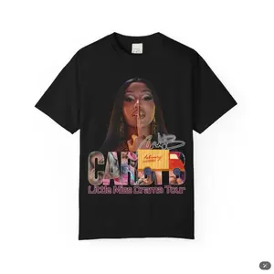 CardijP Tour 2026 Shirt, Little Miss Drama Concert Tee, Rap Graphic Shirt, Unisex Hip Hop Streetwear