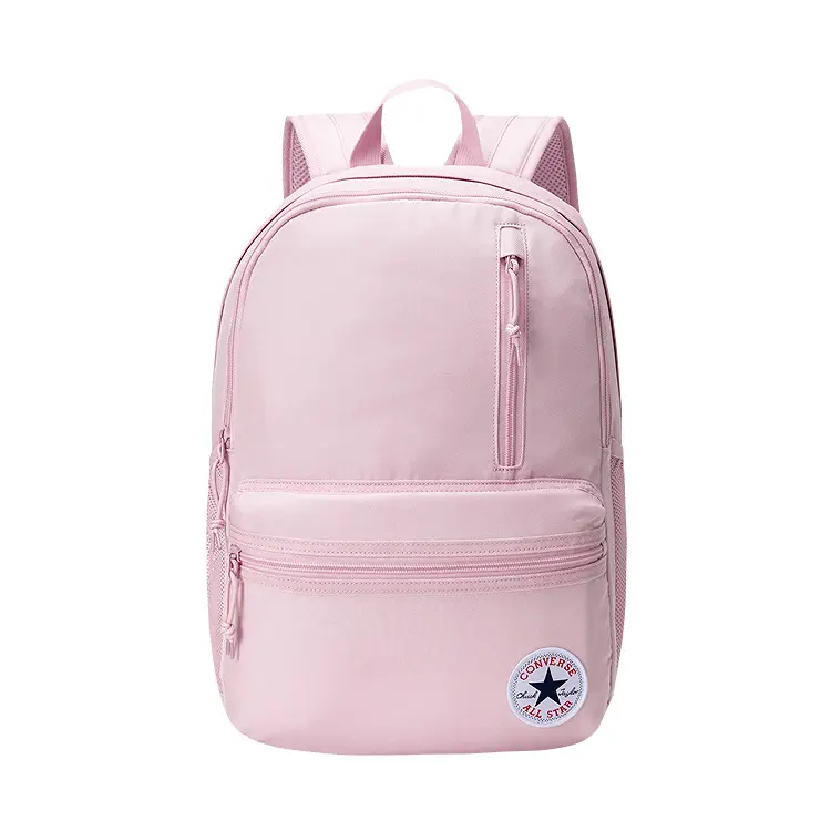 Converse Unisex Classic Logo Polyester Backpack, Functional Luggage Bag for Daily Use