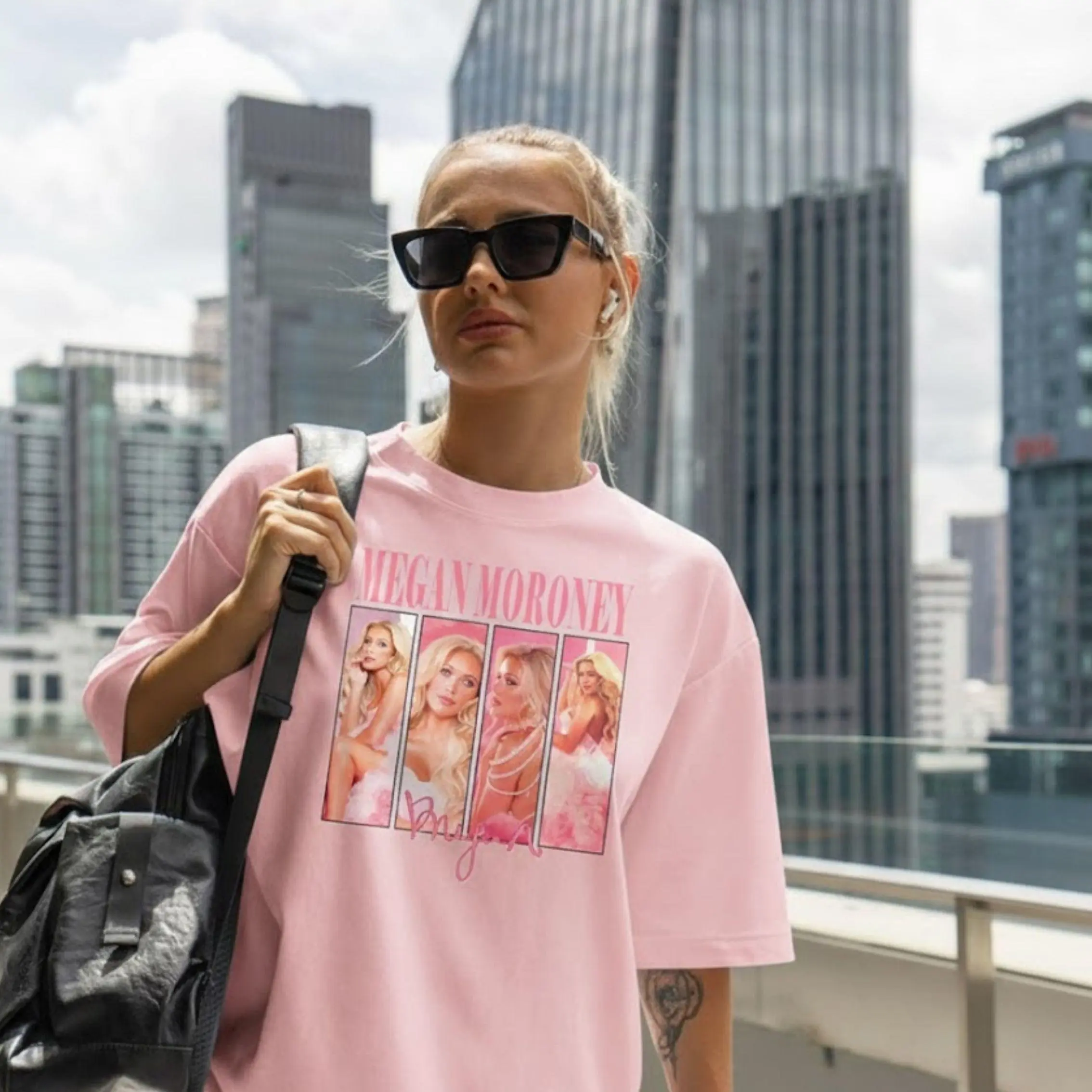 Megan Moroney Cloud 9 Tour Concert Tee, Tour Dates Merch, Country Pop Music Gift, Pink Aesthetic Fashion Cotton, Full Colors, Full Sizes, For Men, For Women