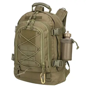 Large Capacity 40L 65L Outdoor Tactical Military Tactics Backpack Travel Hiking Camping Fishing Tool Backpack for Men Women Durable Nylon 1000D with Air Cushion Belt and Interior Slot Pocket
