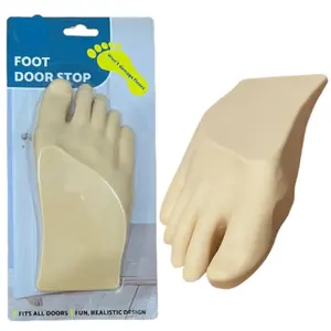 Keep Doors Open Easily! Realistic Foot Door Stop – Fun, Functional & Perfect for Everyone!