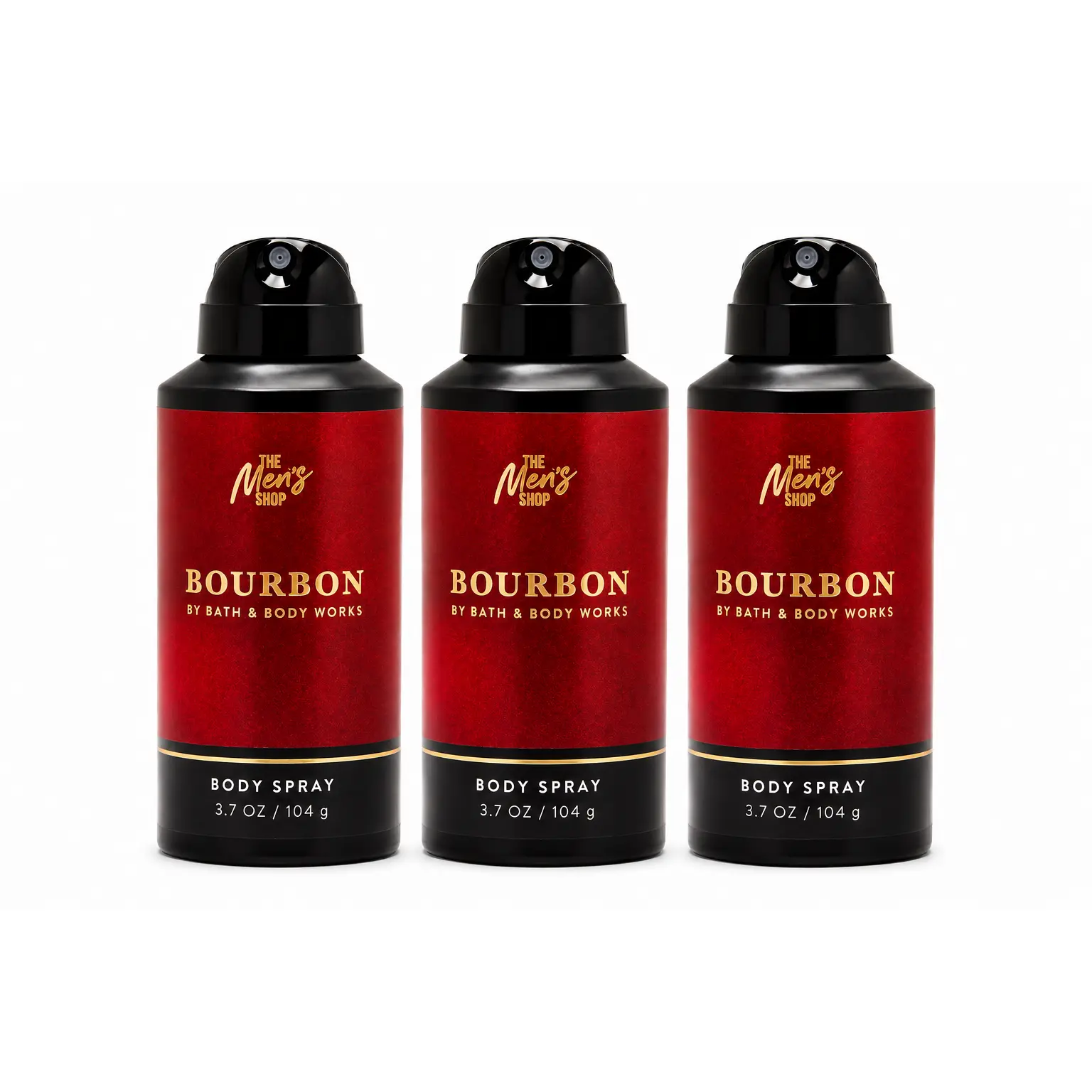 BOURBON Bath & Body Works Body Spray 3-Pack – 3.7 oz Each