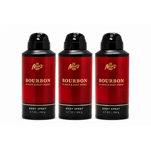 BOURBON Bath & Body Works Body Spray 3-Pack – 3.7 oz Each