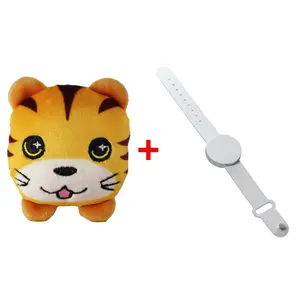 MagniPals Bruce the tiger Magnetic Plush Toy with White Magnetic Wristband Starter Kit - Customizable, Wearable 2.5” Collectible for Kids and Plush Collectors, Ultimate Plush - Fidget Toy Combo