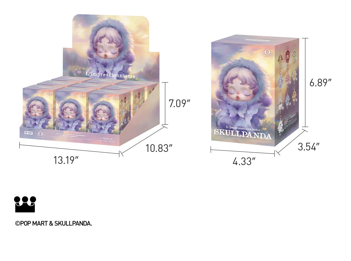 POP MART SKULLPANDA L’impressionnisme Series Plush Doll, Blind Box POP MART SKULLPANDA L’impressionnisme Series Plush Doll, Blind Box