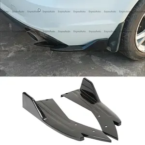 For Mercedes-Benz A200 A220 A250 Rear Bumper Lip Splitter Diffuser Glossy Black