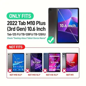 2-piece set suitable for Lenovo M10 third-generation Honor tablet X8 Enjoy tablet 2 10.61-inch tempered glass screen protector, bubble free, easy to install