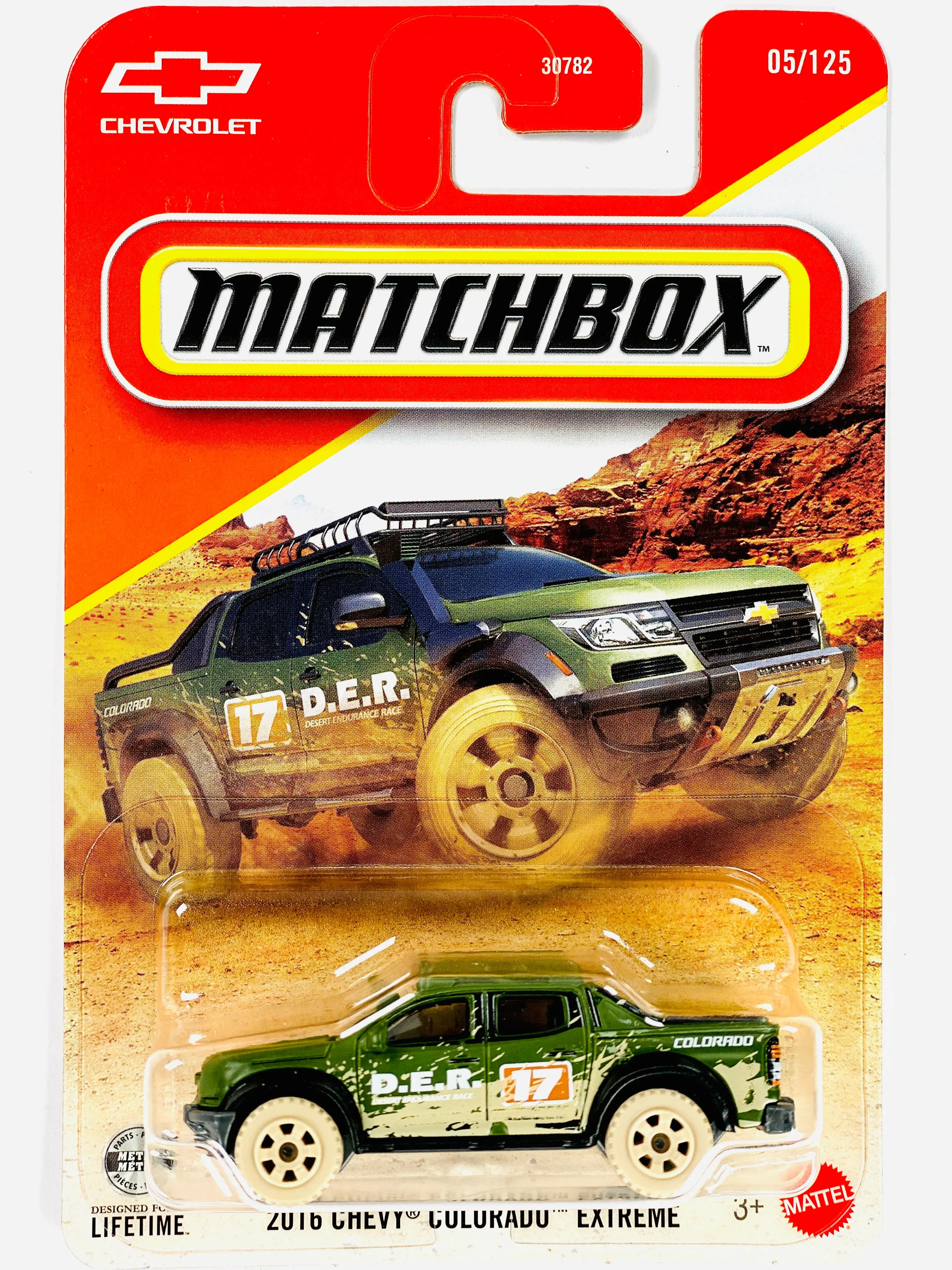 Matchbox 2026 Basic Case A 2016 Chevy Colorado Extreme - Damaged Card