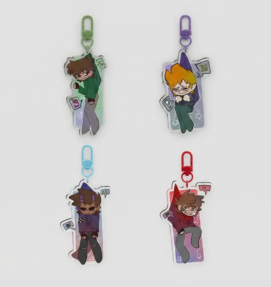 Eddsworld acrylic keychains, Gift birthday