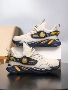 Spring & Fall Dad Shoes, Mesh Upper with Leather Lining, Soft Comfortable Wear-Resistant Sole, Adjustable Velcro, Fashion Casual Sports Shoes Sneakers