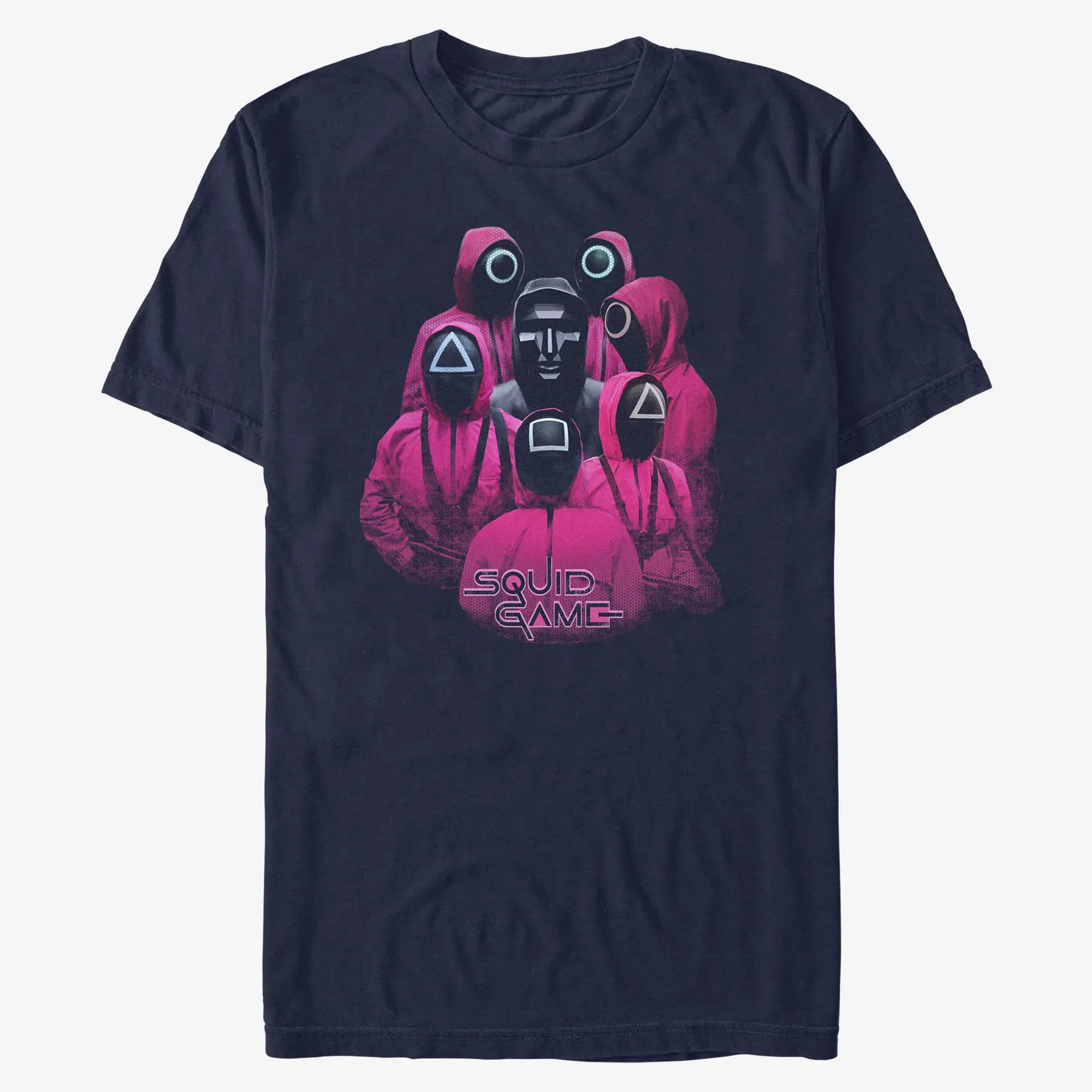 Men's Squid Game Front Man and Guards T-Shirt