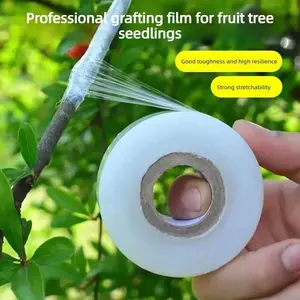 Grafting-specific PE Film for Fruit Trees and Seedlings Transparent Stretch Wrap No Knotting Required Self-adhesive Garden Protection